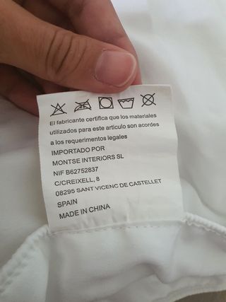 Relleno nórdico cuna blanco