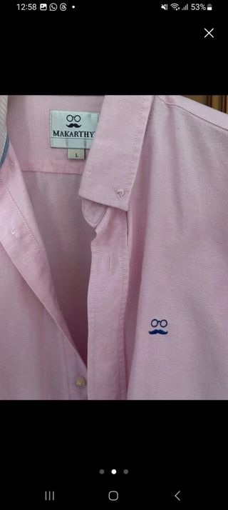 Camisa Macarthy Rosa Talla L