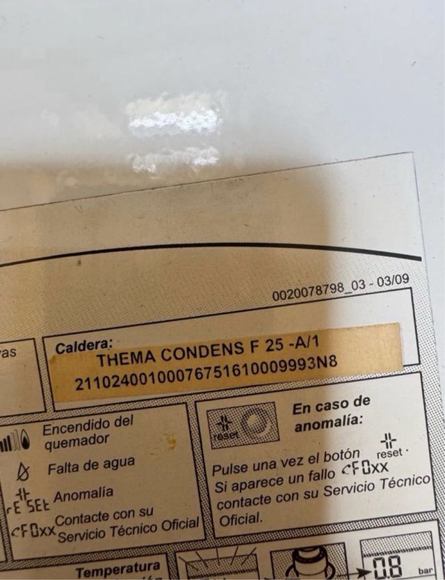 Caldera Saunier Duval Blanca