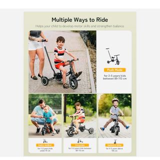 Triciclo XINI TRIKE” 7en1 MÚLTIPLS FORMS DE MONTAR