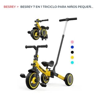 Triciclo XINI TRIKE” 7en1 MÚLTIPLS FORMS DE MONTAR