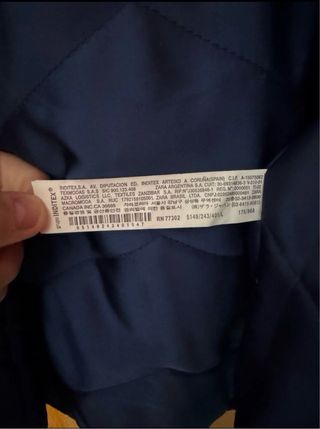 Abrigo Zara Negro Mujer