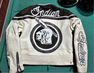 Chaqueta Moto Cuero Indian Talla XXL y L