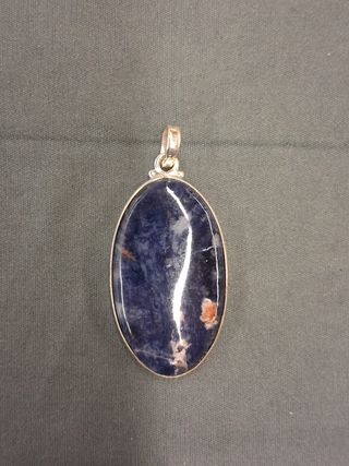 Colgante de Sodalita en Plata de Ley