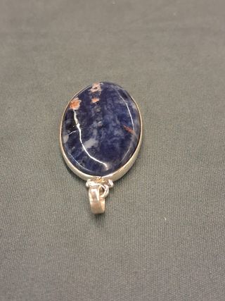 Colgante de Sodalita en Plata de Ley