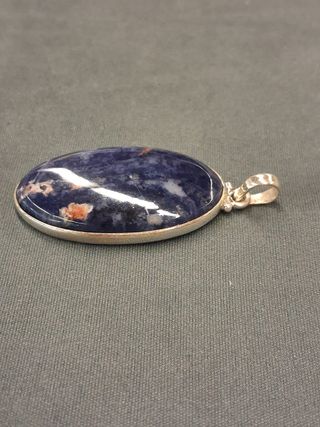 Colgante de Sodalita en Plata de Ley