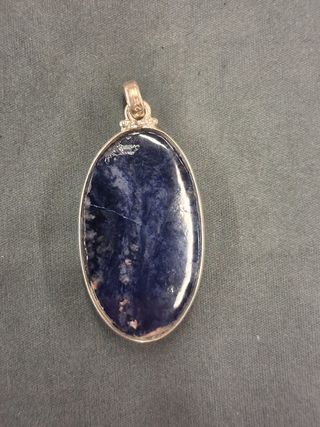 Colgante de Sodalita en Plata de Ley