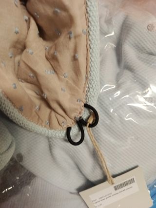 Capota Bugaboo camaleom punto vintage celeste