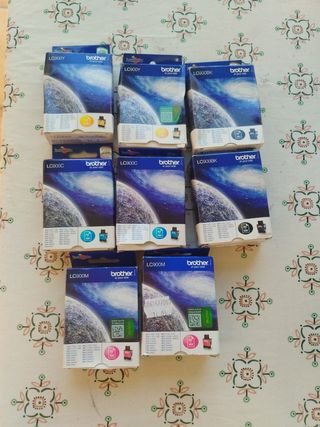 Cartuchos Brother LC900 Y, C, M, BK
Total 8 unidad