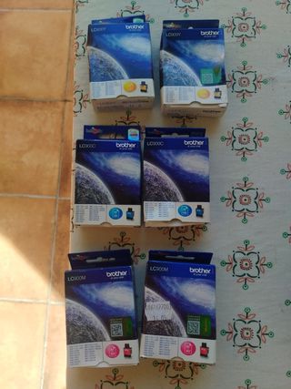 Cartuchos Brother LC900 Y, C, M, BK
Total 8 unidad
