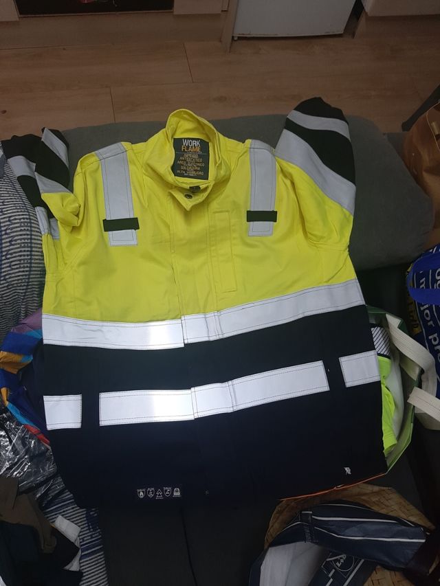 Chaqueta WORK FLAME Ignífuga Amarilla