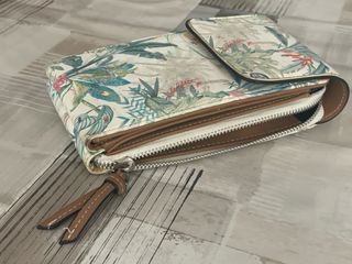 Monedero bolso estampado floral