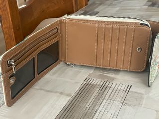 Monedero bolso estampado floral