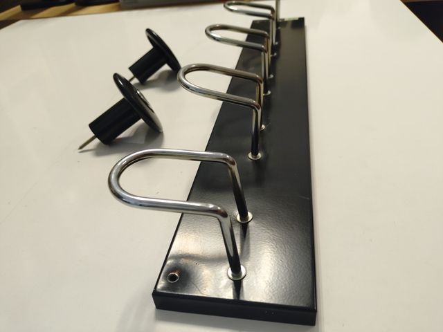 Conjunto de 2 percheros y cuelga llaves