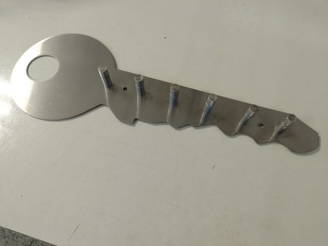 Conjunto de 2 percheros y cuelga llaves