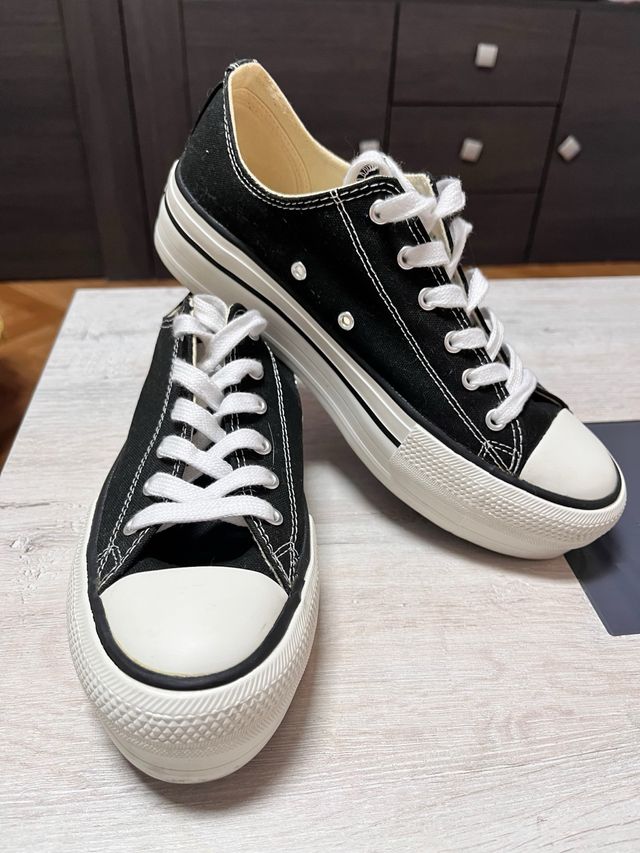 Zapatillas Victoria Mujer Talla 38 Negras