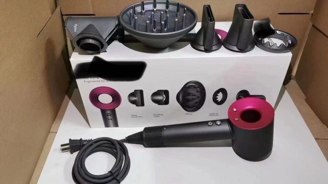 Secador de pelo  rosa