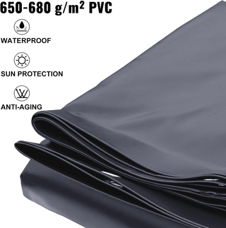 Copertura di Sicurezza per Piscina in Carbone, 4x7