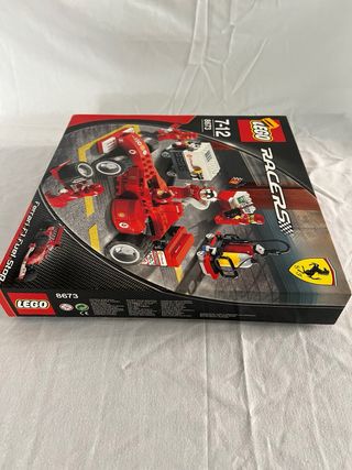 Lego Racers Ferrari F1 Fuel Stop ref 8673 año 2006