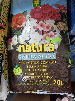 Tierra Acida para plantas