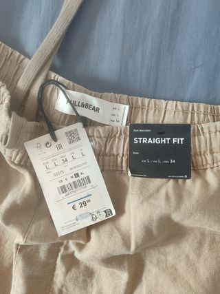 Pantalón Zara Beige