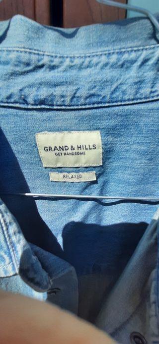 Camicia jeans uomo maniche corte