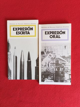 Libros Expresión Oral y Escrita + 6 libros más.
