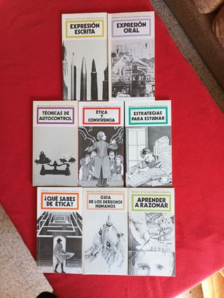 Libros Expresión Oral y Escrita + 6 libros más.