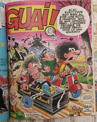 Tomo GUAI! Con 4 números: 39-42. Años 80
