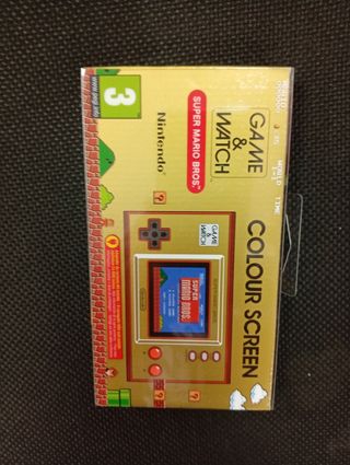 Consola Game & Watch Super Mario Bros. Dorada