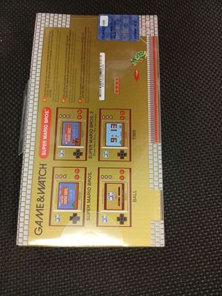 Consola Game & Watch Super Mario Bros. Dorada