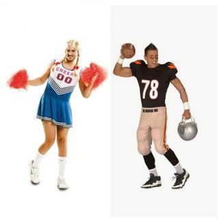 2 DISFRACES CHEERLEADER y FUTBOLISTA AMERICANO