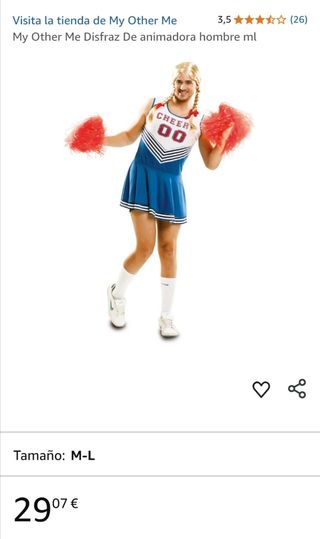 2 DISFRACES CHEERLEADER y FUTBOLISTA AMERICANO