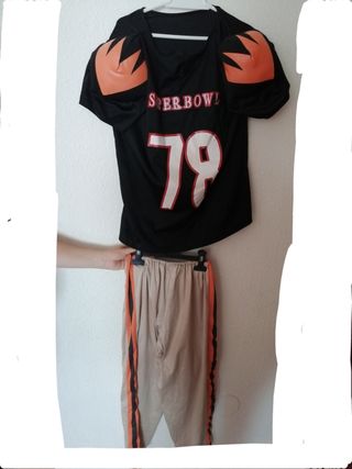 2 DISFRACES CHEERLEADER y FUTBOLISTA AMERICANO