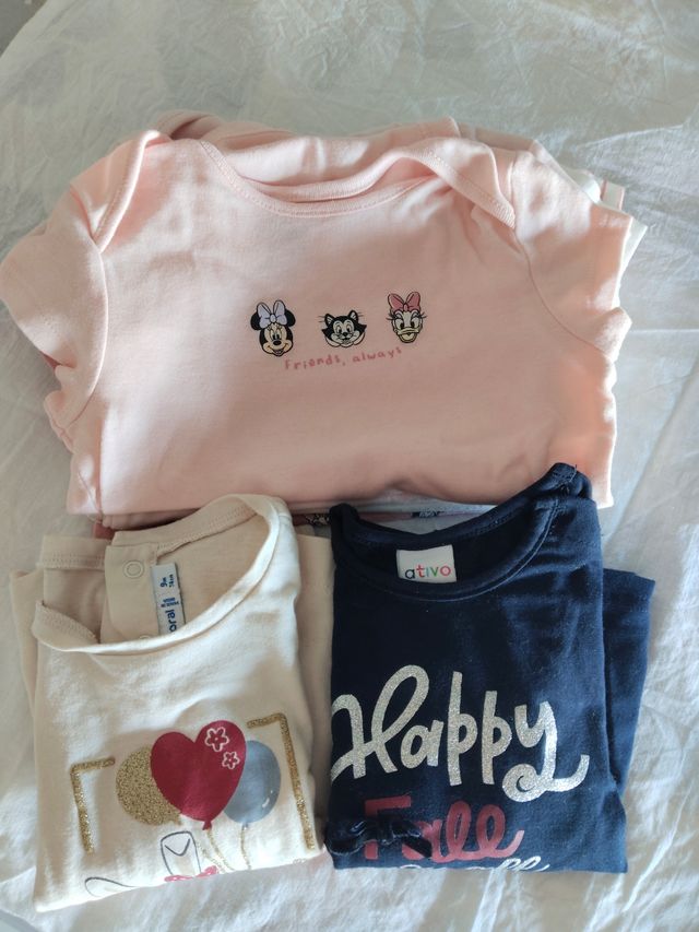 Lote de bebé niña manga larga mix de ropa