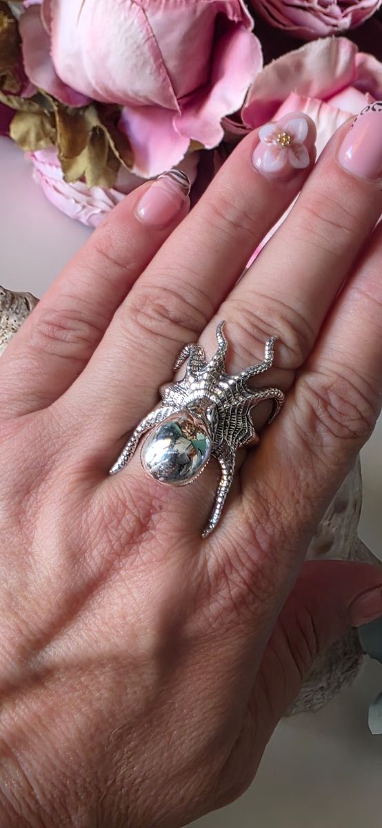 Anillo Pulpo Plata Ley Diseño