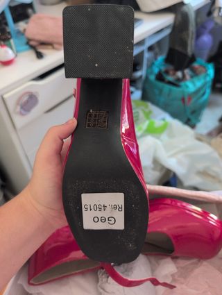 Tacones Charol Rojos