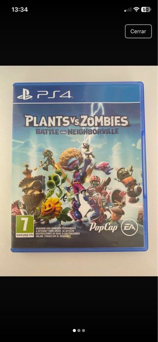 Plants vs Zombies Battle for Neighborville PS4