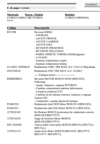 EbikeCube Stereo Hybrid R Carbono 160 motor Bosch