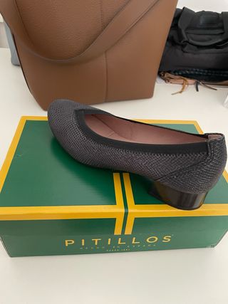 Zapatos de tacón Pitillos grises