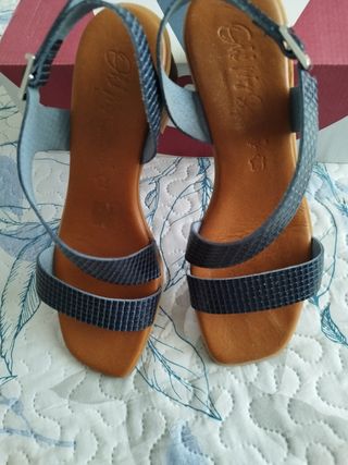 Sandalias Azul Marino Talla 38