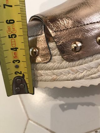 Sandalias Castell de Piel color cobre Talla 40