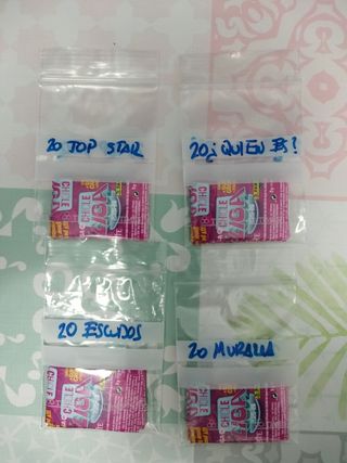 Lote cromos chicles Liga Este 24/25 y 25/26