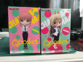 Pack Figuras Qposket Makima y Power