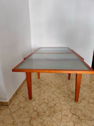 Conjunto Mesa y Sillas Madera Maciza