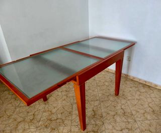 Conjunto Mesa y Sillas Madera Maciza