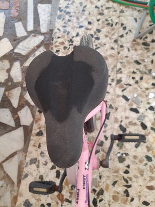 Bicicleta infantil rosa 16 pulgadas