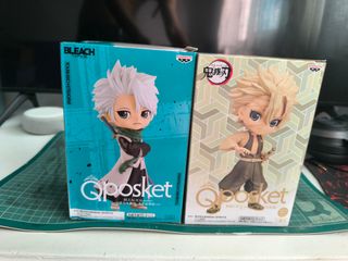 Pack Figuras Qposket Bleach y Demon Slayer