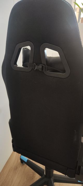 Silla Gaming Ajustable Negra y Azul