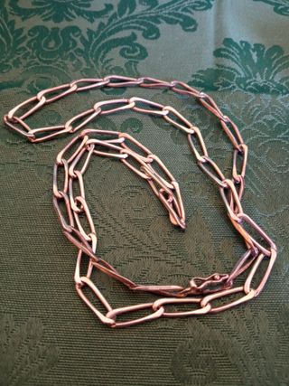 Cadena Plata de Ley Eslabones 1985